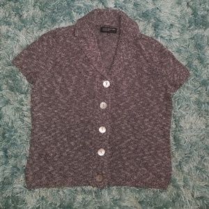 Jones New York short sleeve cardigan